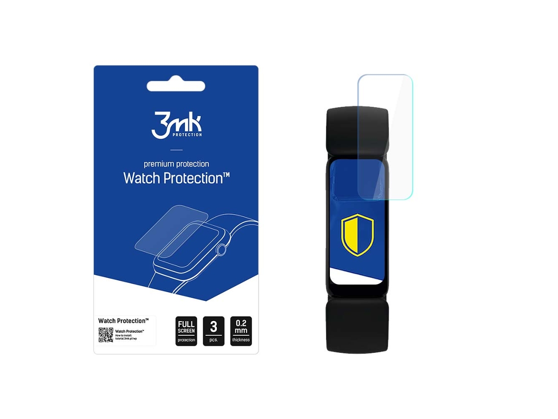 3mk Proteção De Relógio Arc Para Fitbit Inspire 2 Vidro De Proteção Flexível