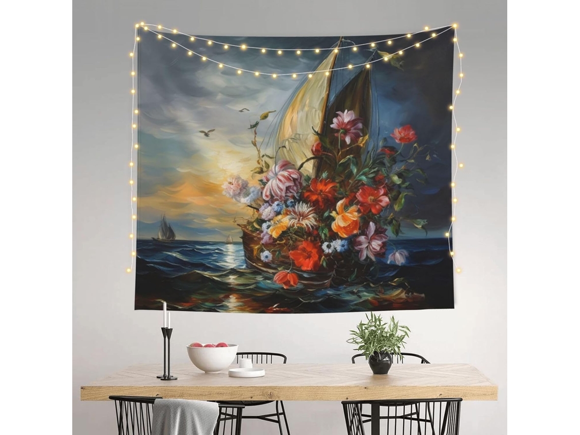 Tapeçaria De Parede Para Quarto, Decoração De Casa, Tapeçarias Estéticas Para Sala De Estar, 60 X 51 Polegadas