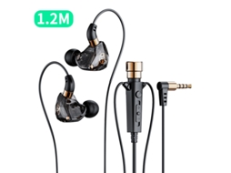 Fones De Ouvido Para Karaokê (pretos, 1,2 M), Microfone E Cabo De Áudio, Com Cancelamento De Ruído, Sem Fio.