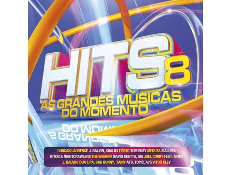 CD Vários ''Hits 8  - As Grandes Músicas do Momento''