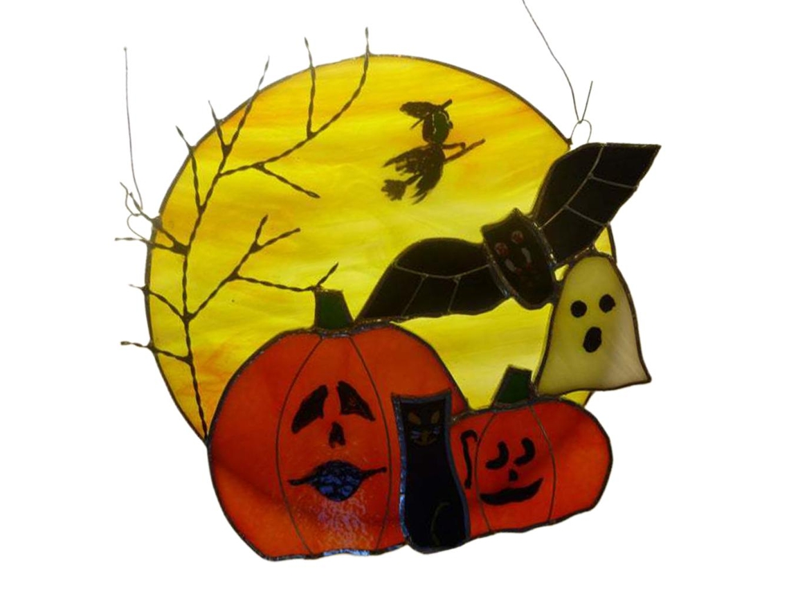 Pingente De Halloween Acessório De Janela Capturador De Luz