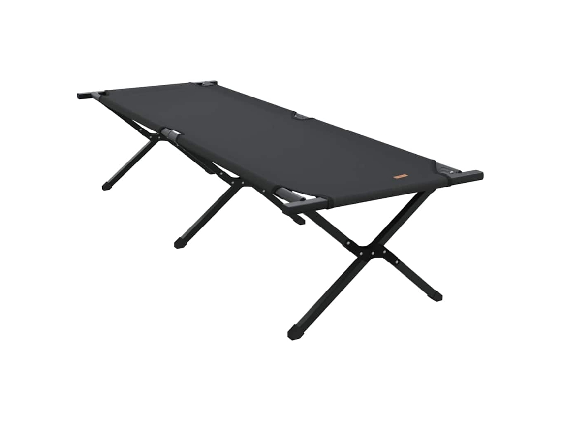 Maison Exclusive - Cama de campismo dobrável castanha, 193 x 69 x 45 cm, em tecido Oxford.
