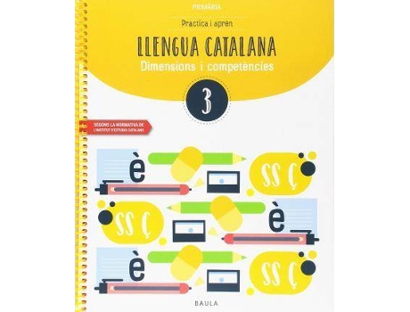 Livro Practica i aprèn Llengua catalana 3 Primària de Roser Font Batallé, Sergi Martín Ferrer (Espanhol)