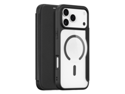 Dux Ducis Capa Para Iphone 17 Pro X Carteira Pro - Preta
