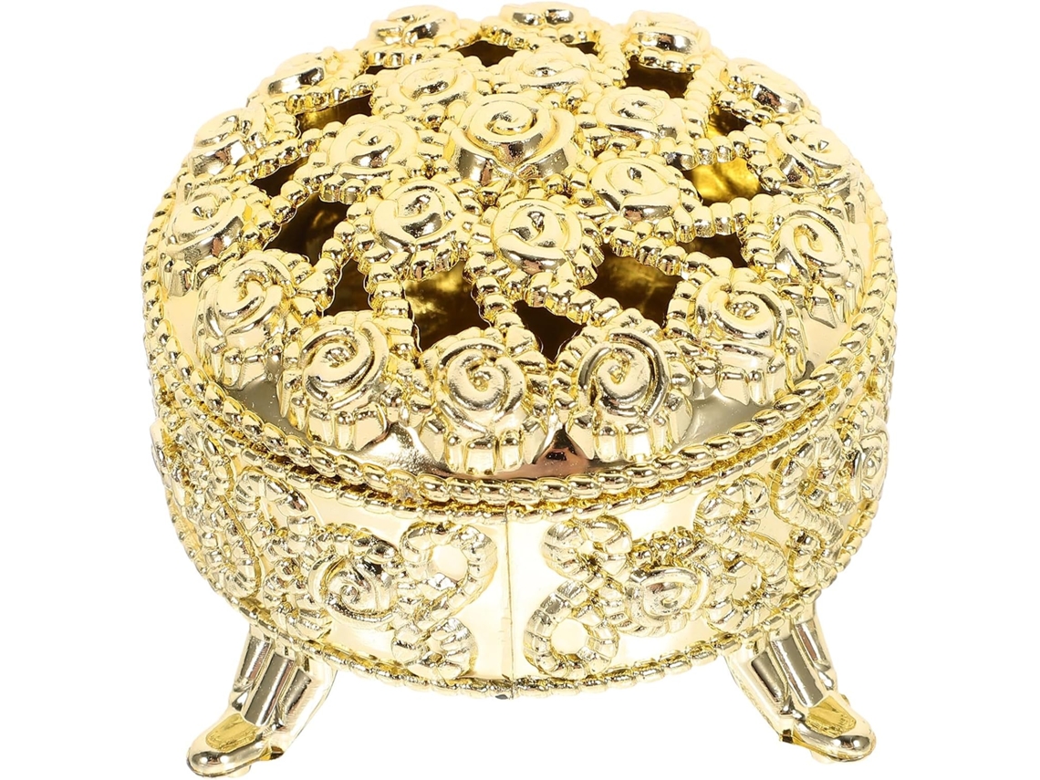 Minkissy 12-caixas De Doces Para Casamento, Redondas De 6, 35cm 2, 5 Polegadas, Douradas, Recipientes Pequenos