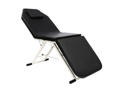 Mesa de Massagem, Encosto Ajustável, Design Dobrável, Preto OEM
