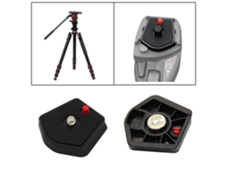 Prato de liberação rápida 785pl para Manfrotto Modo/digi Dc659 785b Db Slowmoose Compact Tripe