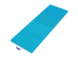 Tapete De Ginástica Plástico E Espuma Cor Azul E Roxo 180x60x5 Cm Sportnow