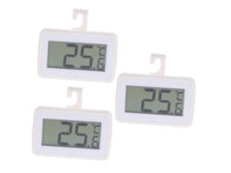 Lurelia Termómetro Digital, 3 Unidades, Para Frigorífico E Congelador, Alta Precisão, Visor Fácil Leitura, Impermeável, Celsius/fahrenheit