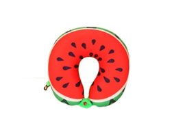 Almofada de viagem em formato de fruta, nanopartículas, para pescoço AQUAFORGE