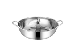 Panela Dupla em Aço Inoxidável para Fogão a Gás, 32 cm CHARM