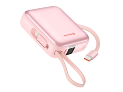 Bateria Externa 10000mah 22.5w com cabos Usb e Lightning e Tela LCD SWISSTEN