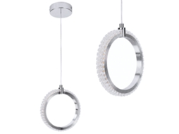 Candeeiro Suspenso TOOLIGHT Lhj126 1cp Chrome Led