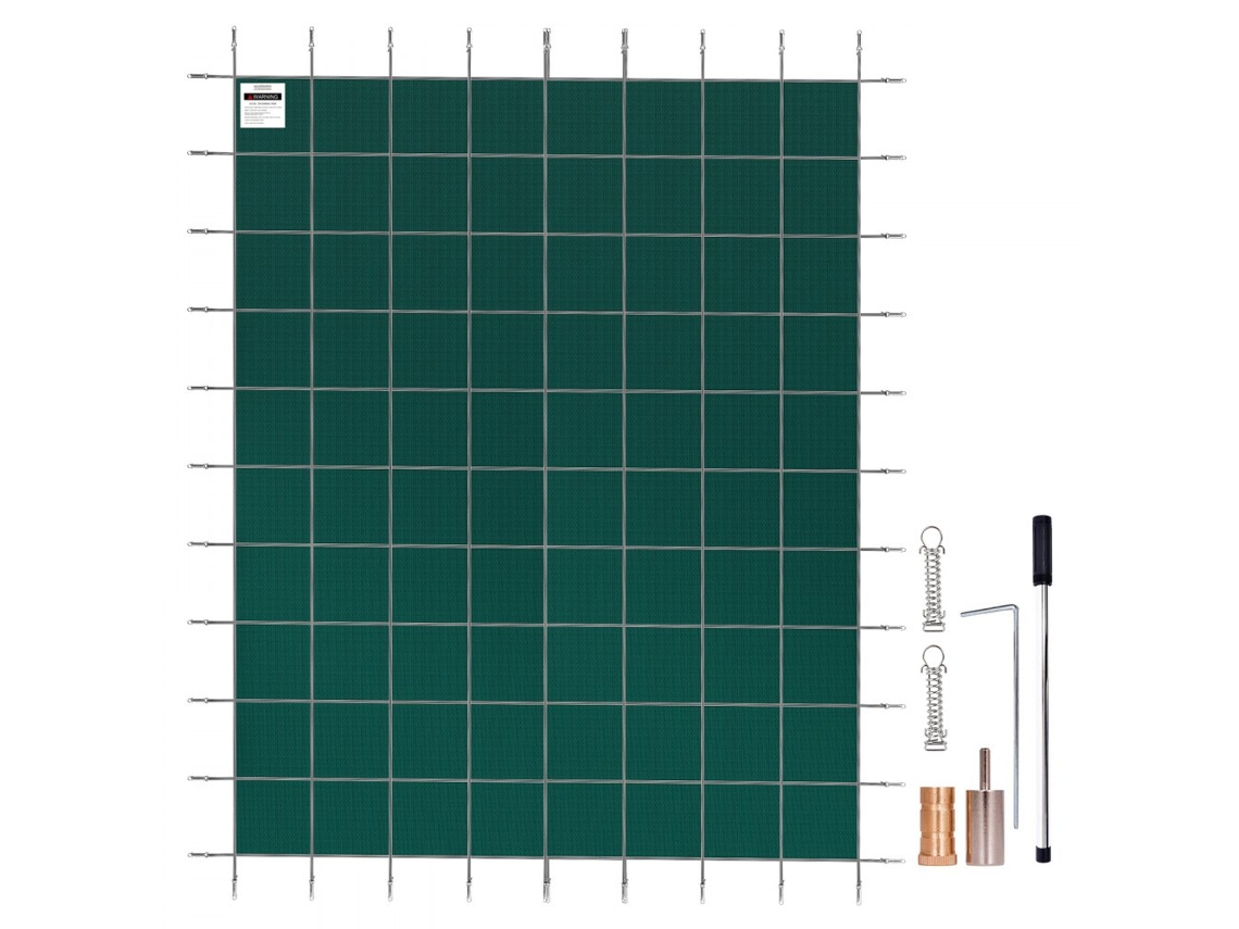 Conjunto De Cobertura E Tampa De Piscina Com Proteção De Inverno E Segurança Tekmaquinas