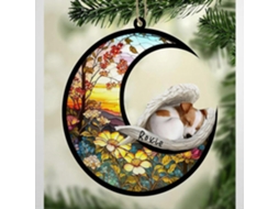 Atrape-soleil Comemorativo Personalizado Jack Russell Rier, Decoração Com Nome,