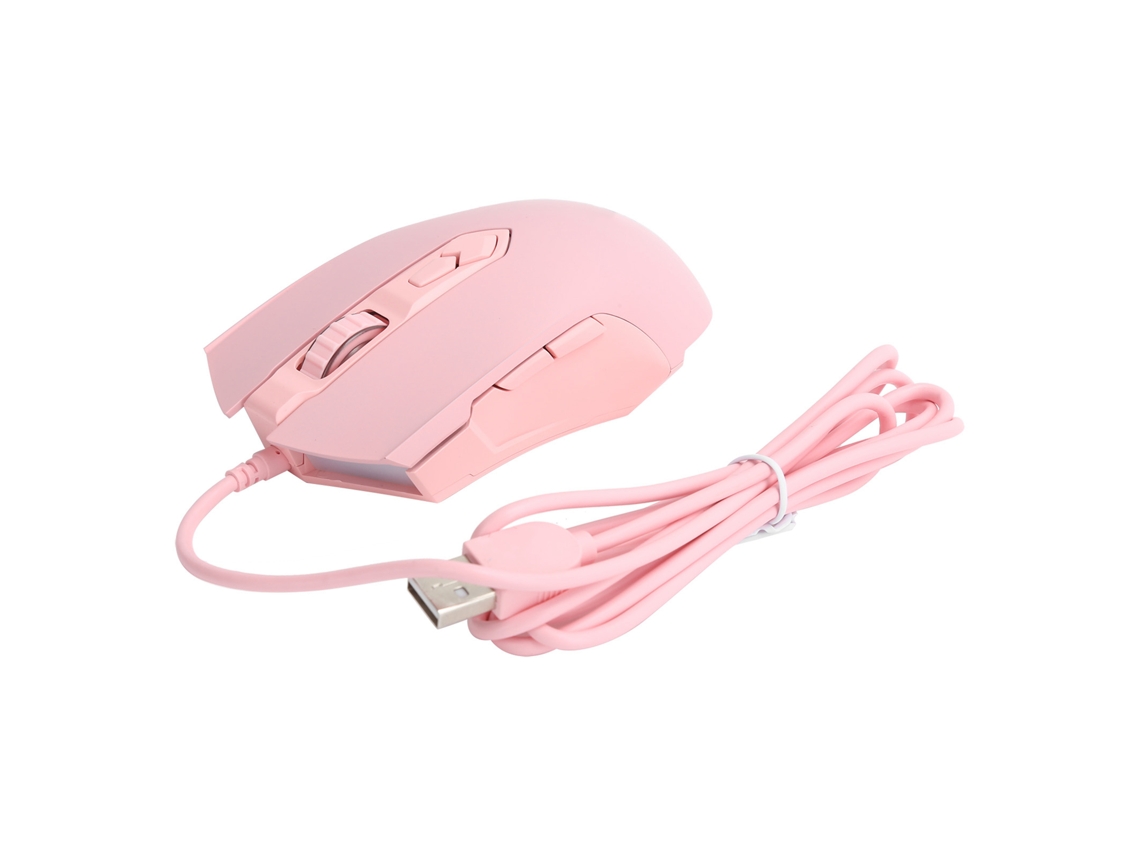 Rato Gamer Com Fio Ajazz 7 Botões Rgb