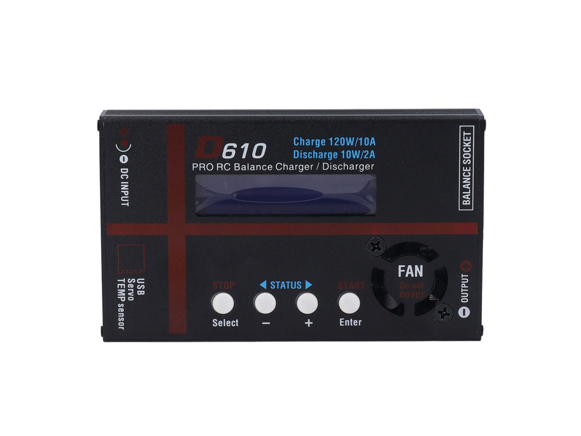 Carregador E Descarregador De Baterias Rc Balanceado 120w 10a Para Life Lihv Li Ion Nicd Nimh 1-6s/1-15s
