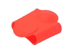Capa protetora de silicone para lente e tela da câmera Insta360 One X2 - Vermelha