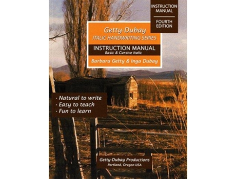 Livro GettyDubay Italic Handwriting Series Book D de Barbara Getty e Inga Dubay (Inglês)
