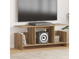 Vidaxl Suporte Para Tv 102 X 35 X 45 Cm Carvalho Artesanal