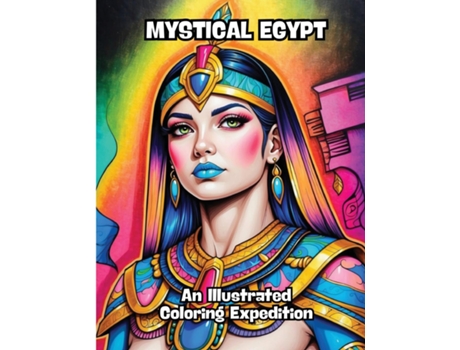 Livro Mystical Egypt An Illustrated Coloring Expedition de CONTENIDOS CREATIVOS (Inglês)