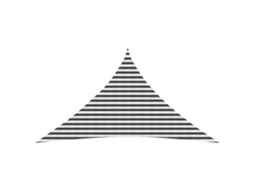 Vidaxl Vela De Sombra 3,5 X 3,5 X 4,9 M Hdpe Triangular