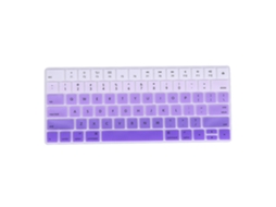 Capinha Para Teclado (protetora Contra Poeira, À Prova D'água) Capinha Para Apple Magic Keyboard Roxo Degradê Versão Eua Inglês