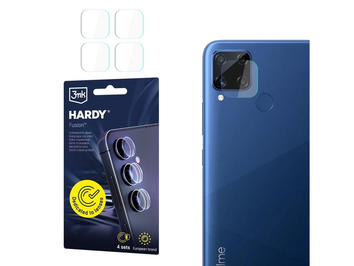 Película De Ecrã Realme C15 3mk Hardy Fusion Lens Protection