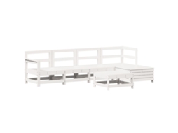 Garden Sofa Set, Garden Sofa Sets Vidaxl Branco Madeira De Pinho (n/a)
