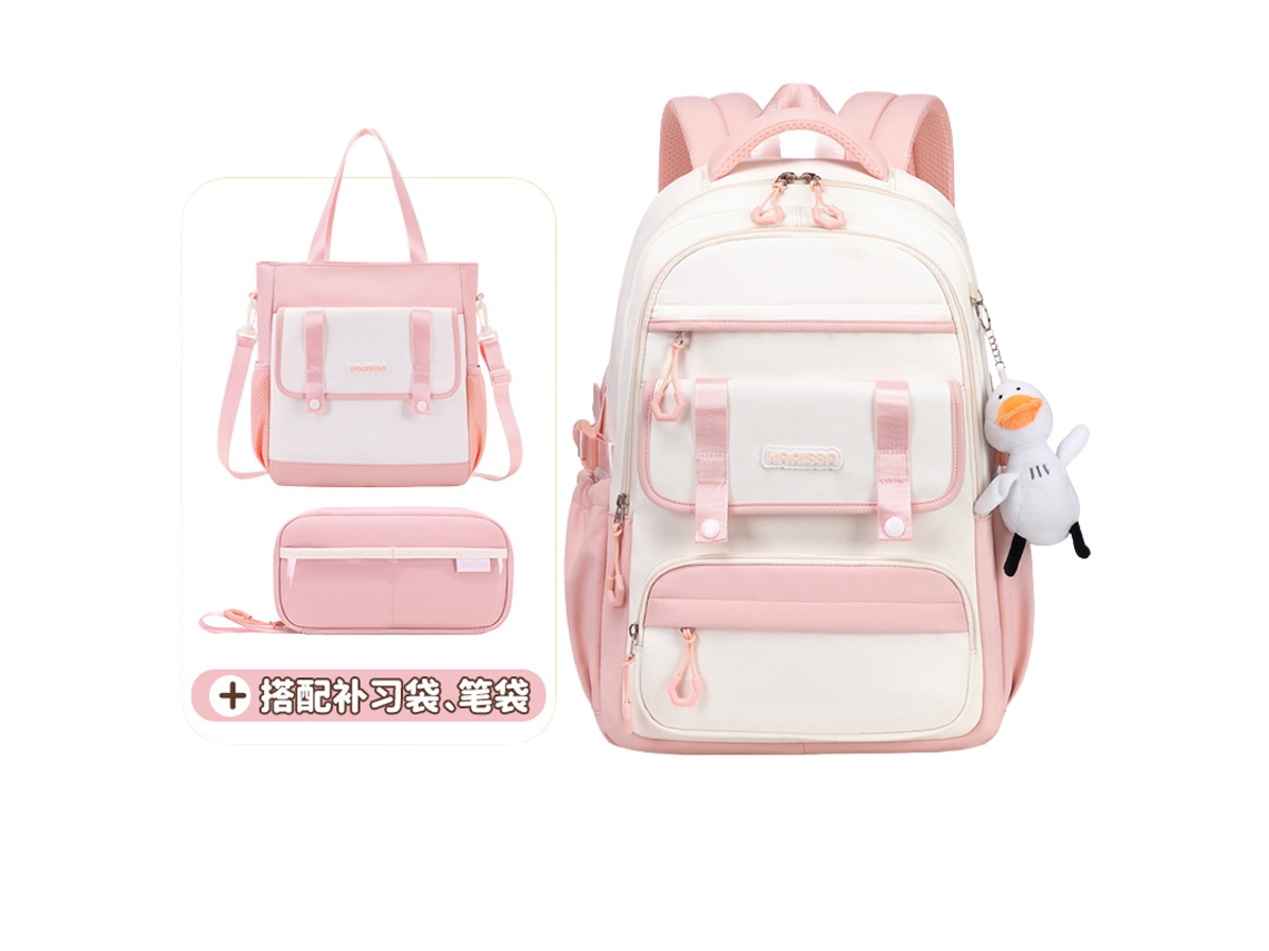 Laxiscreed Mochila Escolar Grande Capacidade Leve E Resistente Para Jovens E Estudantes