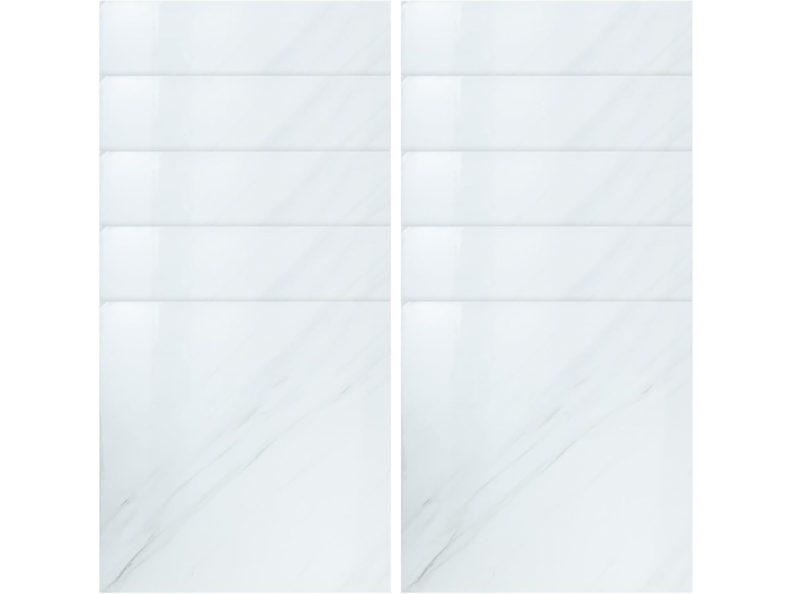 10 Adesivos De Azulejo Com Efeito Mármore 30x30, Adesivos De Parede Em Cm