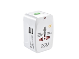 Adaptador de Viagem Universal DCU com 2 Usb