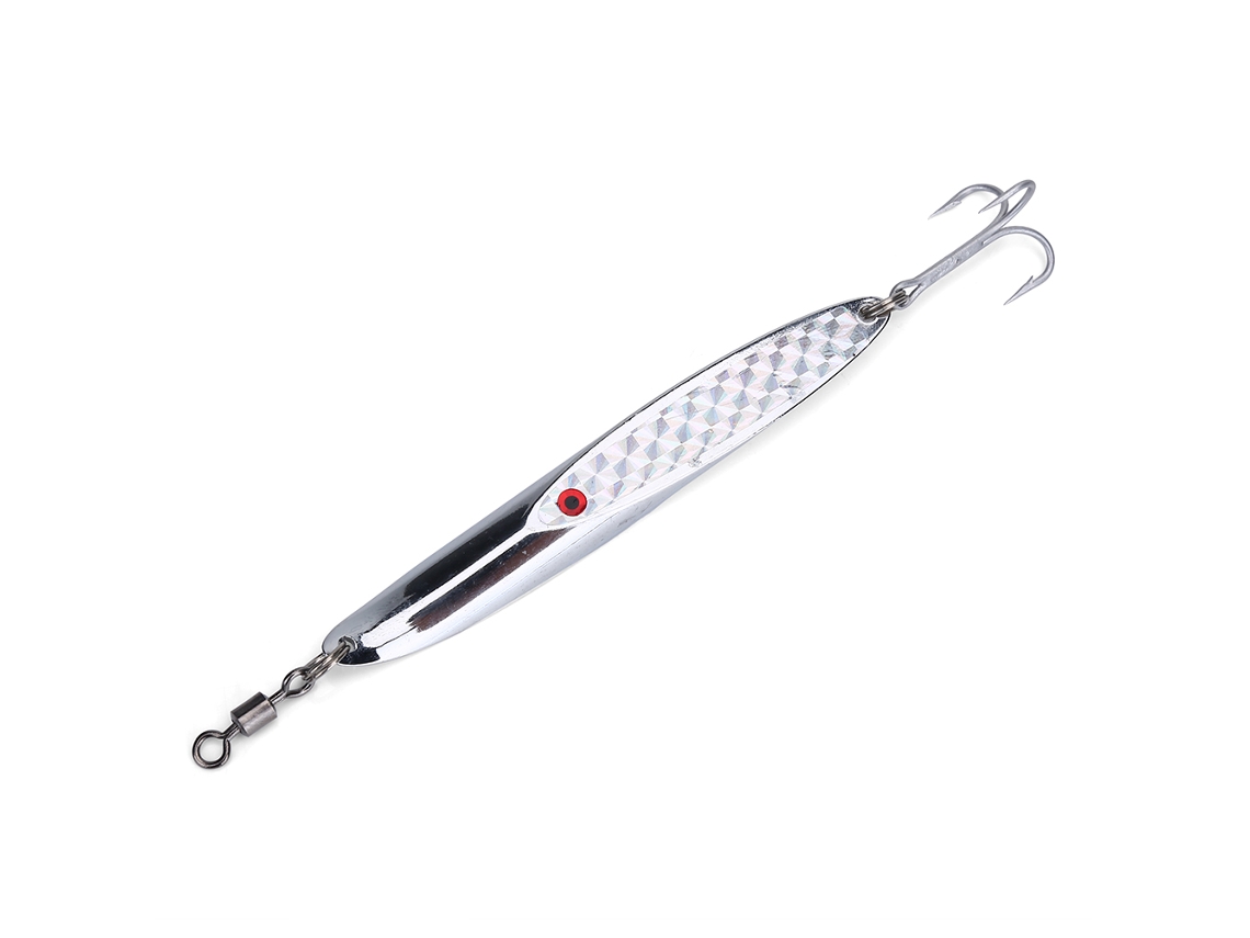 Isca Artificial Spoon Bass Metal Prata 84g