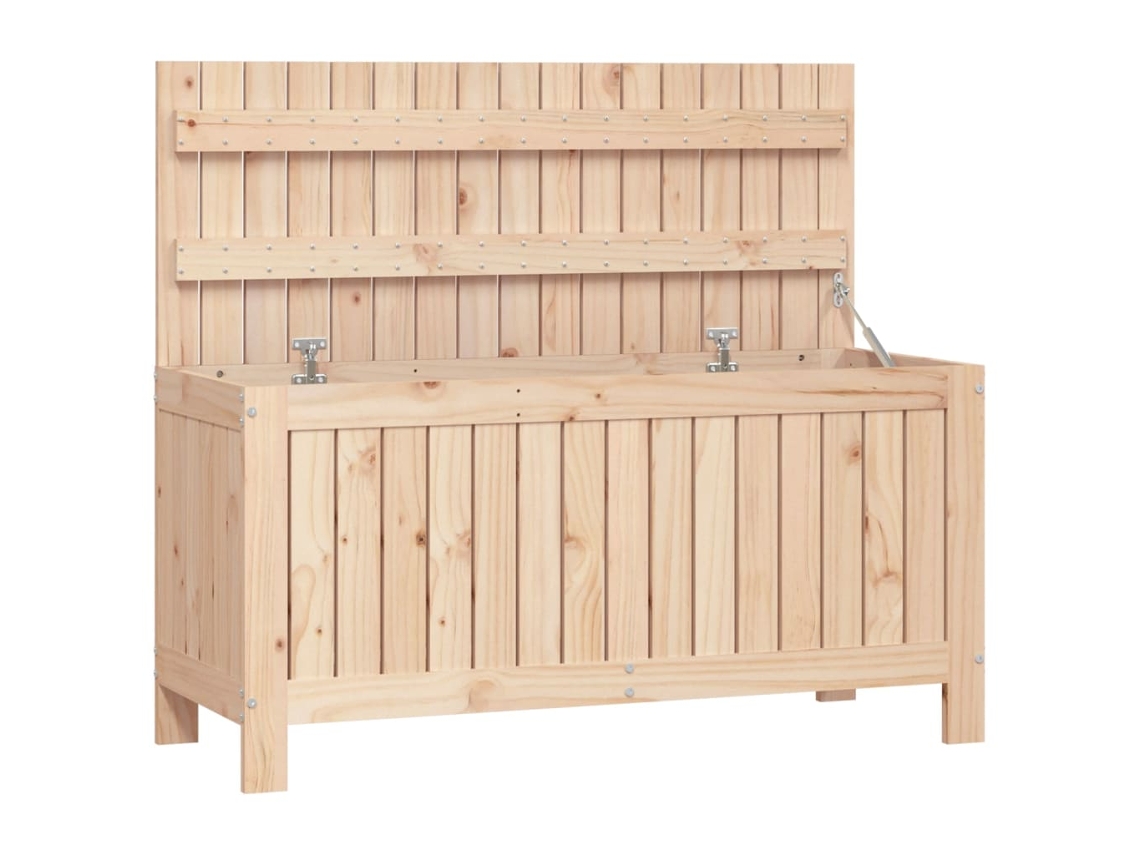 Caixa de Arrumação Jardim 108x42,5x54 Cm Pinho Maciço MAISON EXCLUSIVE