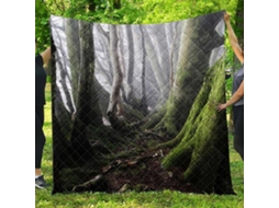 Colcha Acolchoada Fansu Capa de Cama Manta para Ar Condicionado Edredom Conjunto Sofá com Estampa 3d Floresta