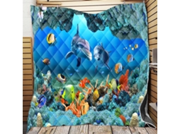 Colcha Acolchoada Fansu Capa de Cama Cobertor para Ar Condicionado Edredom Conjunto Estampada Sofá com Criança