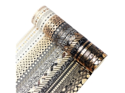 Fita Adesiva Washi, 20 Rolos, Decorativa Washi Dourada, Estreita, Com 7 Mm De Largura, Trabalhos Manuais E Artesanato