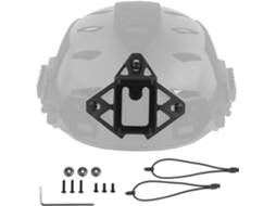 Suporte Nvg Para Capacete Tático Com Capa Elástica Modular E Base De Montagem Câmera Ação – 3 0