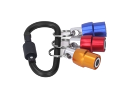 Laxiscreed Porta-chaves Suporte Para Bits Com Encaixe Hexagonal E Troca De Cores