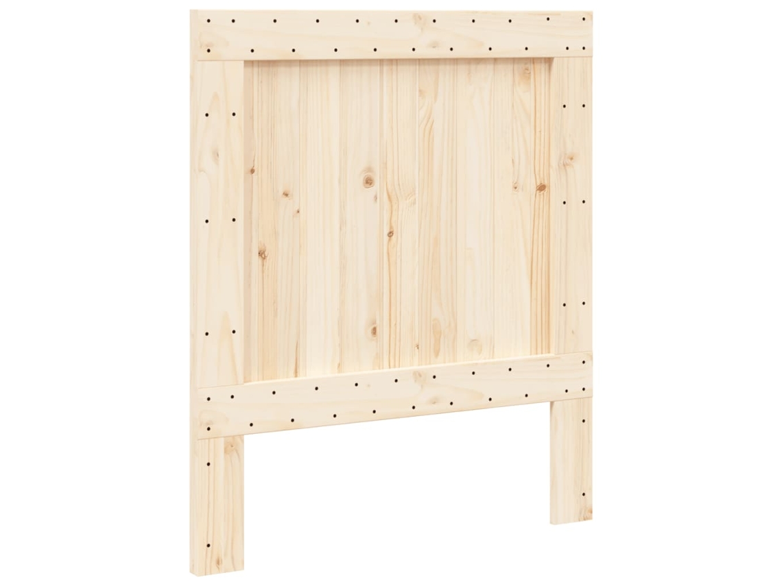 Headboard, Headboards Vidaxl Marrom Madeira De Pinho (80 X 104 Cm)