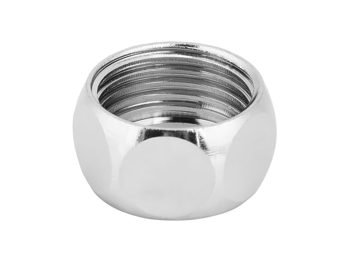 Laxiscreed Pack De 8 Porcas Para Tubos Corrugados De Gás 16,8mm Para Ligações Seguras