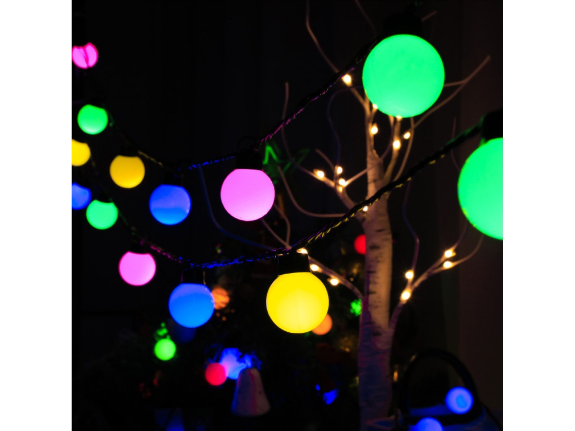 Cordão De Luzes Led, 5 M, 8 Modos, Tema De Natal, Para Festas, Casamentos, Janelas, Árvores E Composição Sazonal
