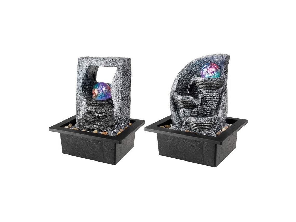 Fonte De Jardim LUMINEO Led Rgb Resina (17 x 20,5 x 25,5 Cm)