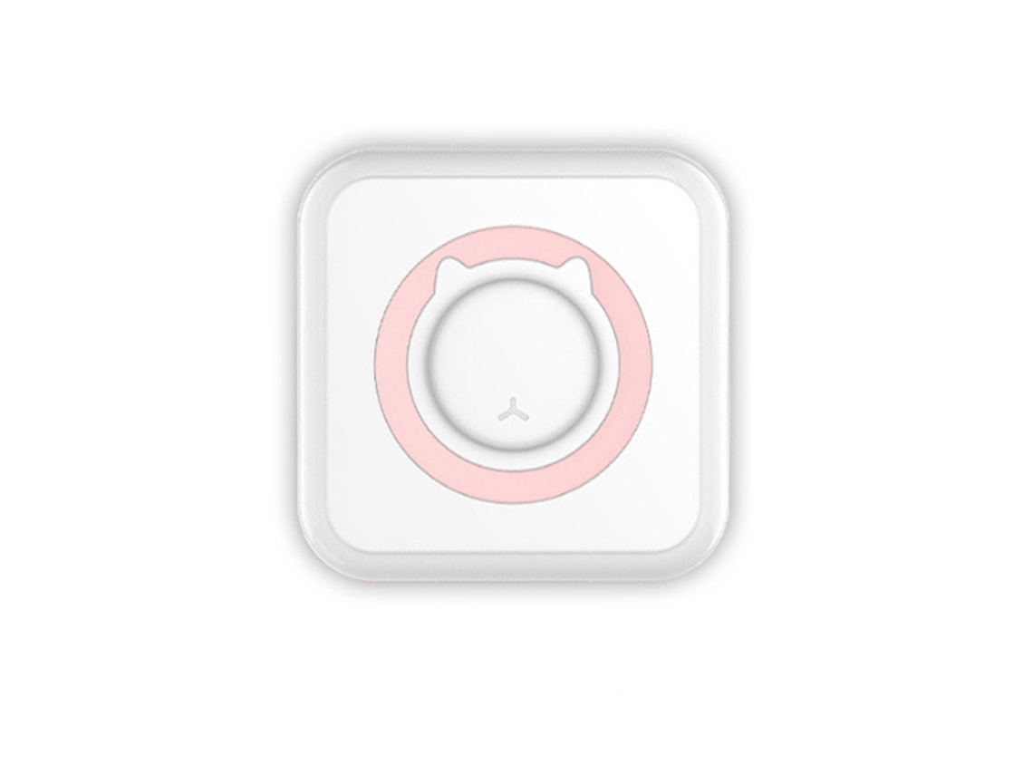 Mini Impressora Térmica de Bolso com Bluetooth para Fotos de Celular e Envio de Adesivos) Slowmoose (Rosa (5 Impressões)