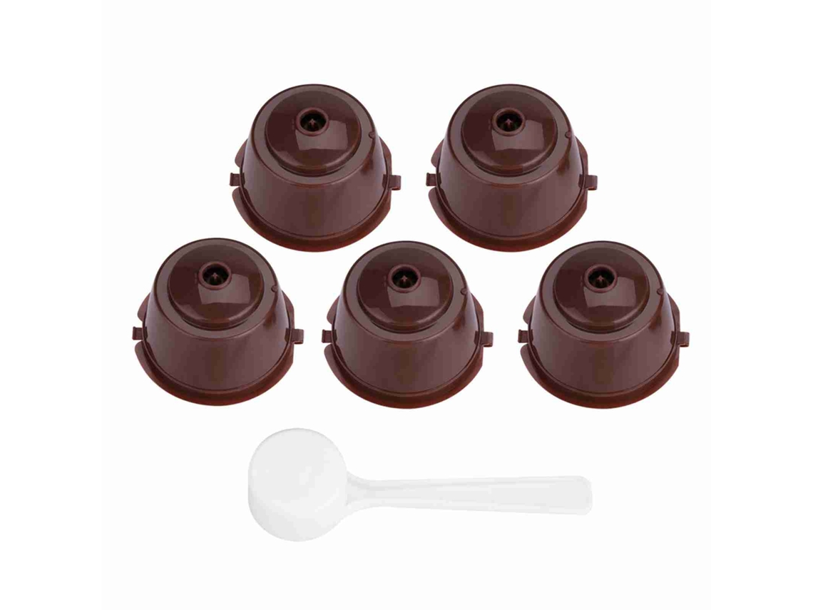 Filtros de Cápsula Recarregável em Aço Inoxidável 304 e Pp de Qualidade Alimentar 5pcs | S/MARCA