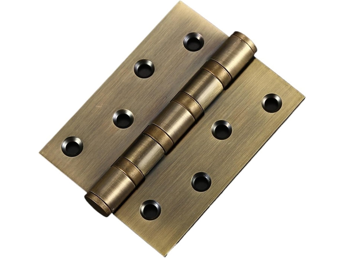 Dobradiça De Aço Inoxidável 4 Polegadas 10cm Com 3mm Espessura Para Portas Pesadas, Ferragem Para Suportar Carga, 1 Peça