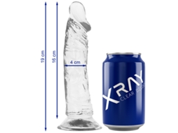 XRAY CLEAR DILDO TRANSPARENTE 19CM X 4CM