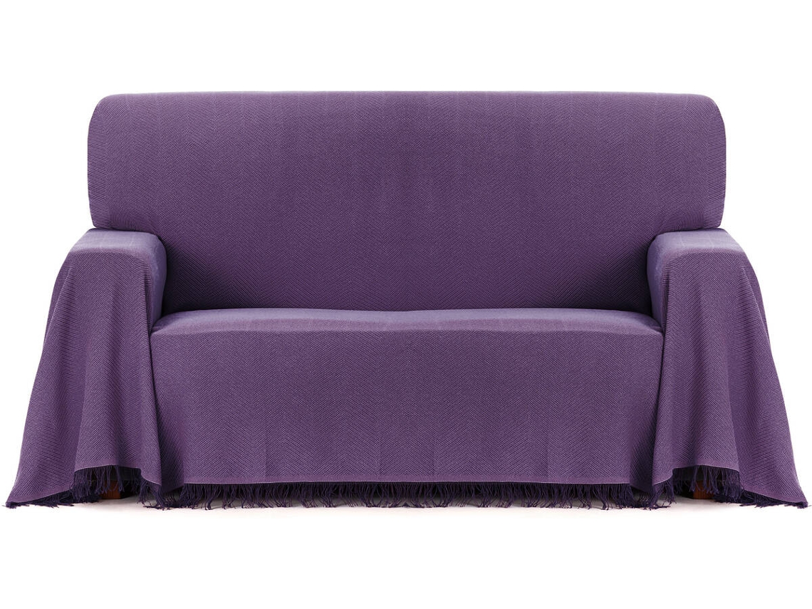Plaid EYSA Espiga (180 x 260 cm - Algodão - Morado)