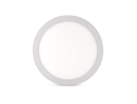 Plafon de Teto LED Circular 24W Branco