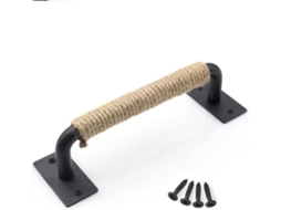 Puxador De Porta De 196 Mm, Preto, Para Móveis De Cozinha, Armários E Armazéns.